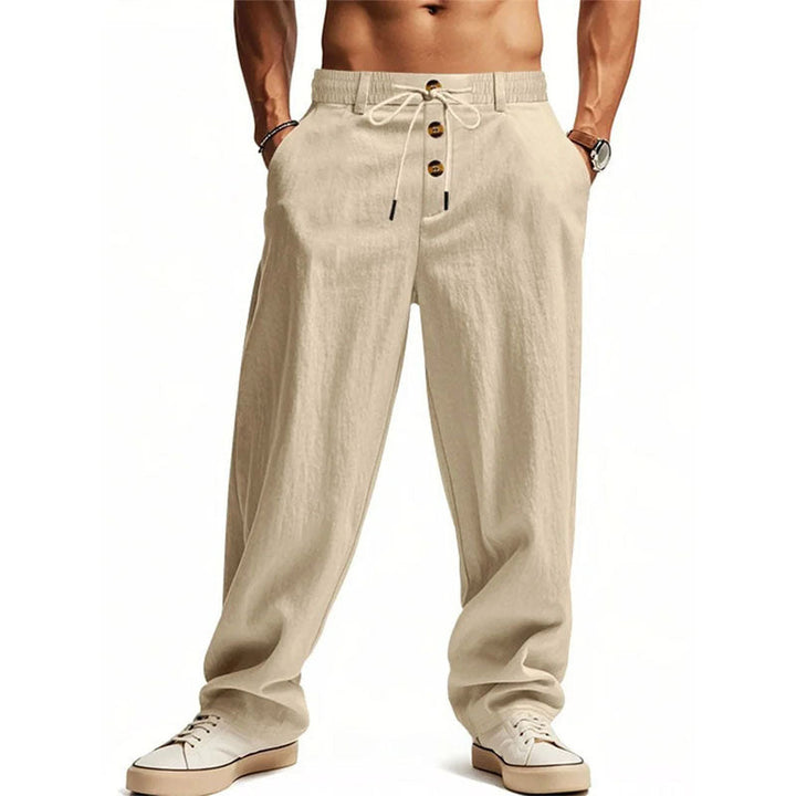Edward Stone Relaxed Straight-Leg Pants