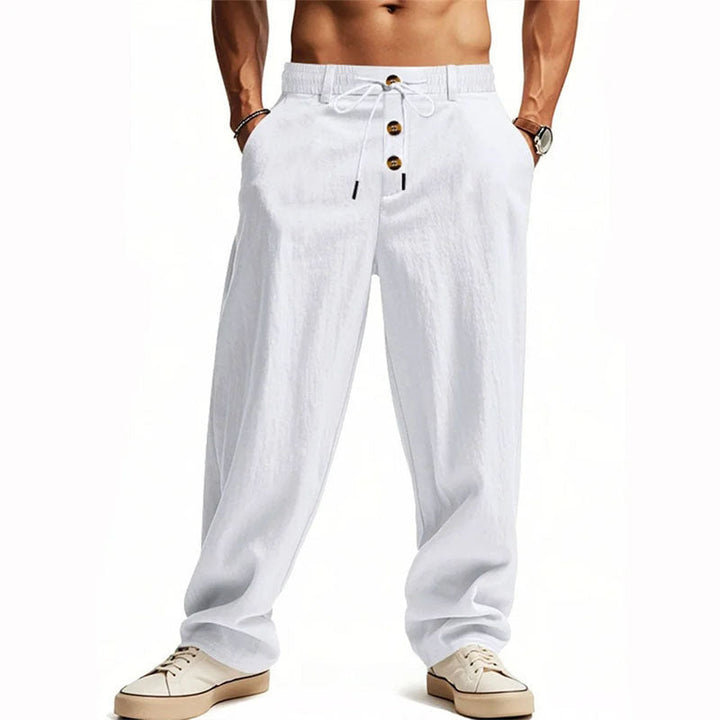Edward Stone Relaxed Straight-Leg Pants