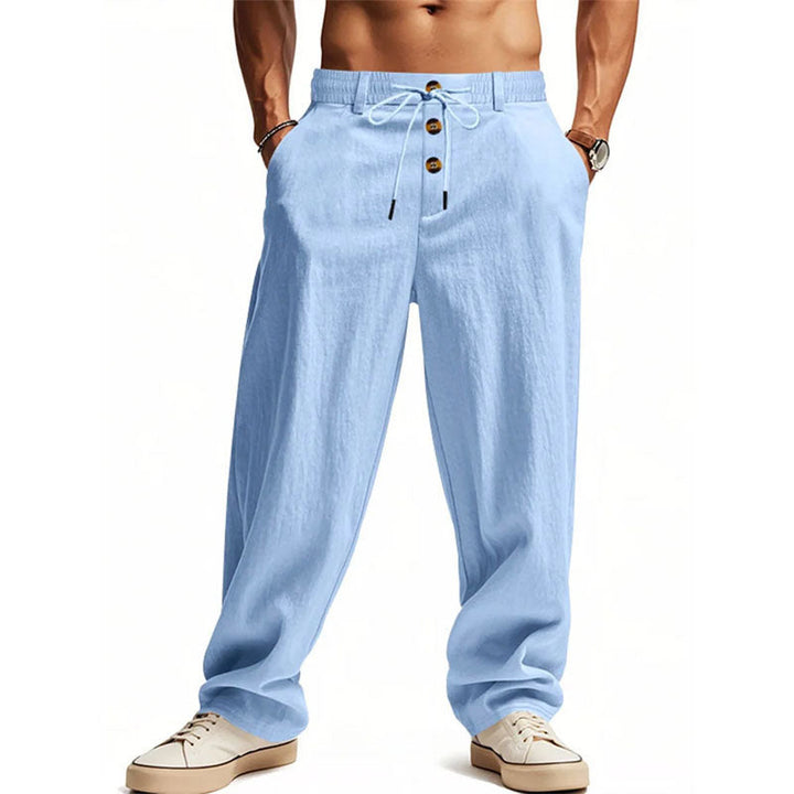 Edward Stone Relaxed Straight-Leg Pants