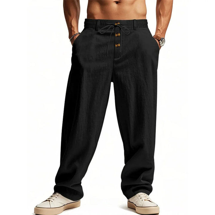 Edward Stone Relaxed Straight-Leg Pants