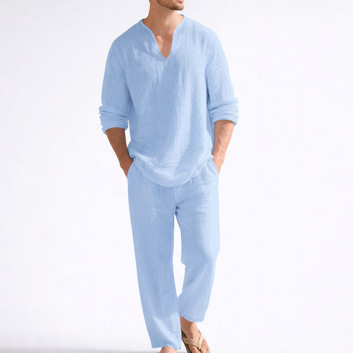 Edward Stone Relaxed Two Piece Linen Set