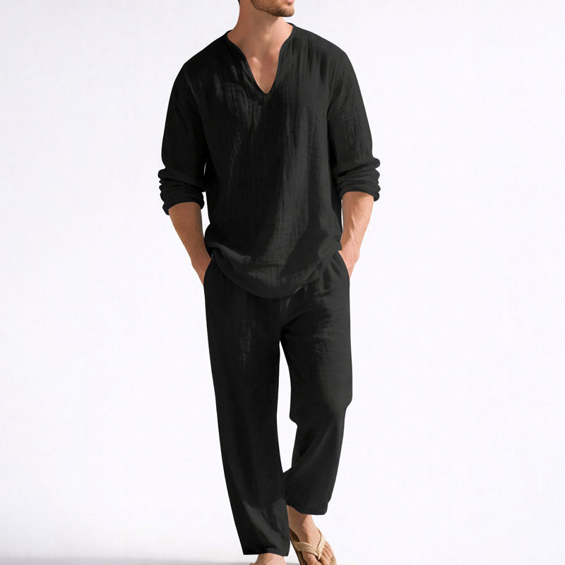 Edward Stone Relaxed Two Piece Linen Set