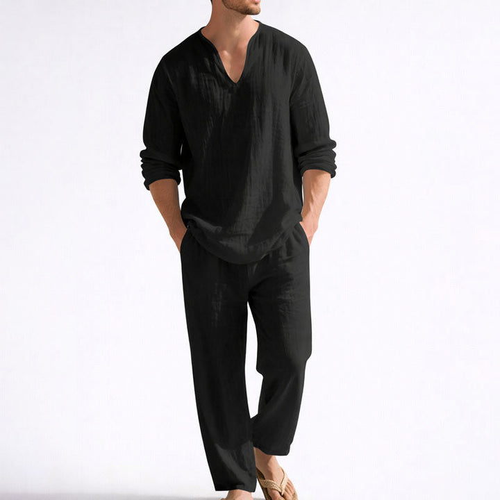 Edward Stone Relaxed Two Piece Linen Set