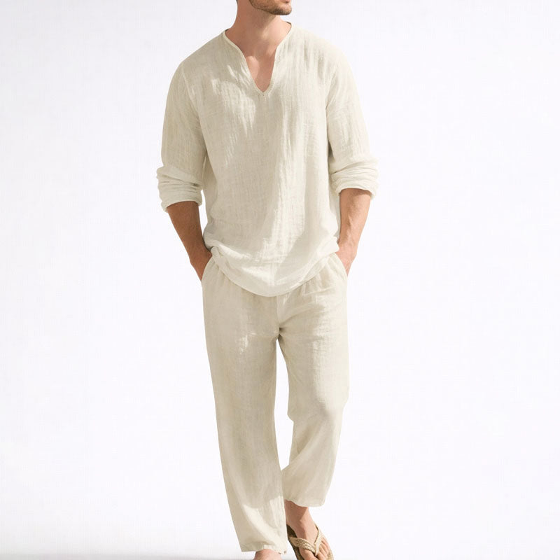 Edward Stone Relaxed Two Piece Linen Set
