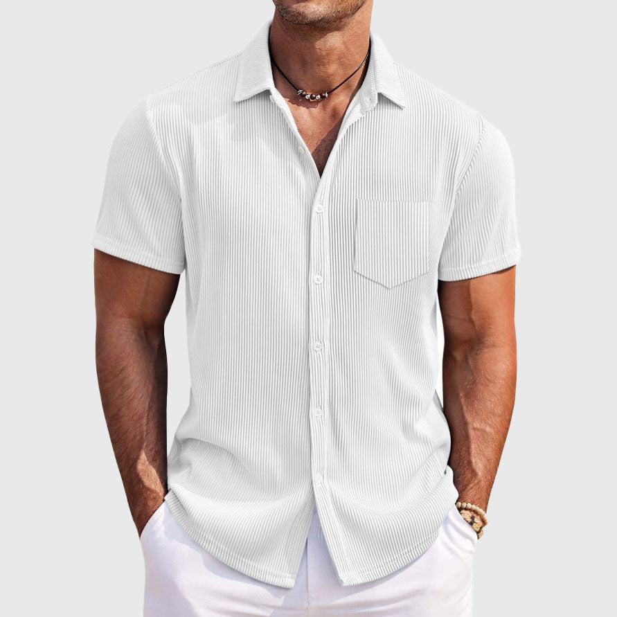 Edward Stone Ribbed Casual Summer Shirt