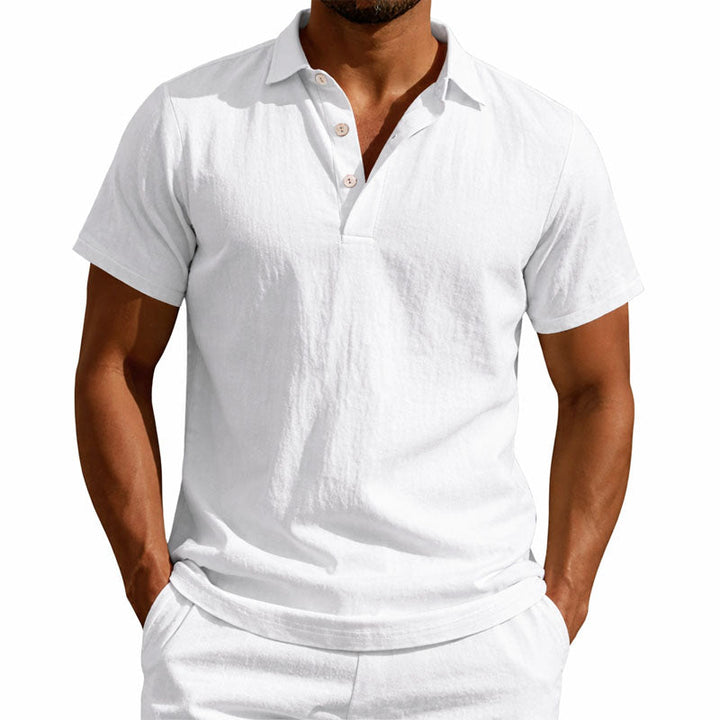 Edward Stone Short Sleeve Henley Shirt