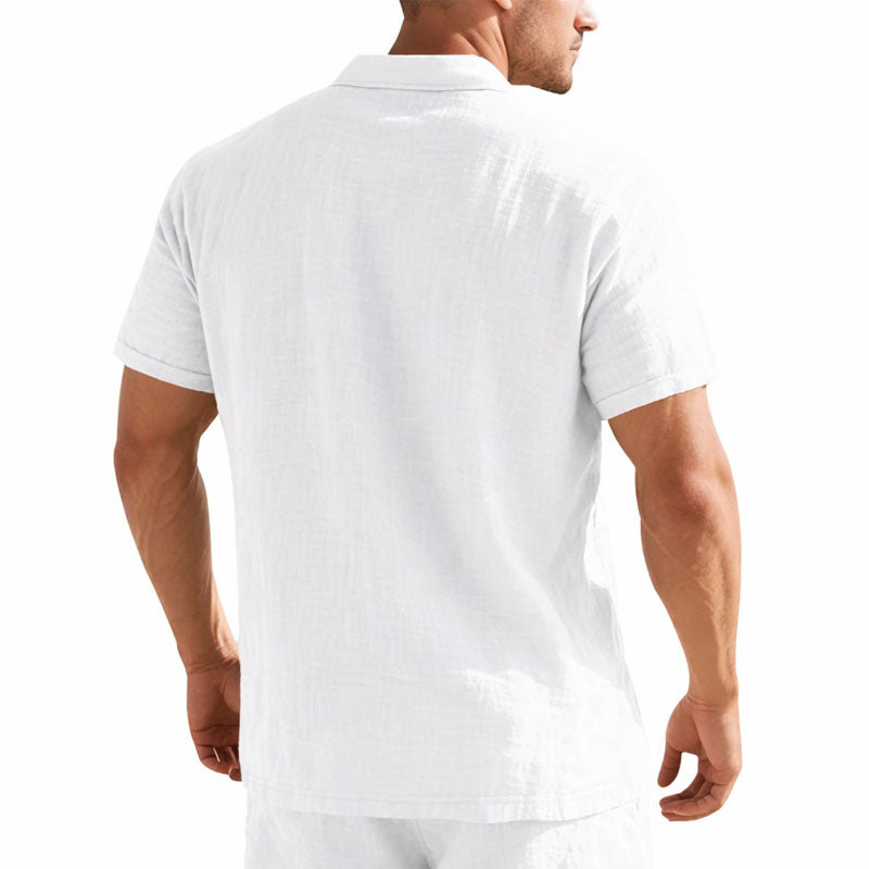 Edward Stone Short Sleeve Henley Shirt