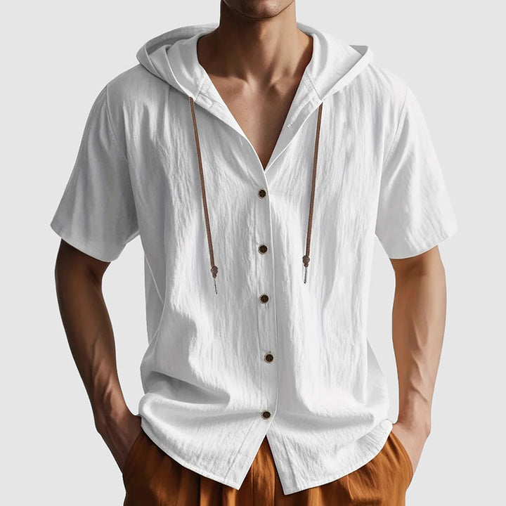 Edward Stone Short Sleeve Hooded Summer Shirt