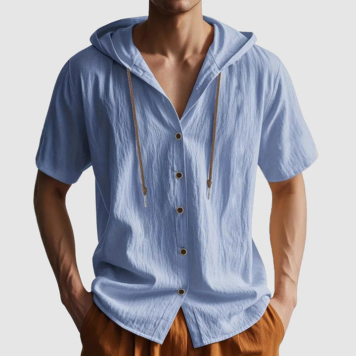 Edward Stone Short Sleeve Hooded Summer Shirt