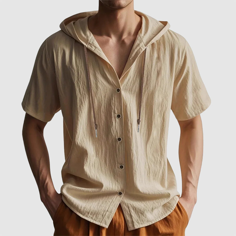 Edward Stone Short Sleeve Hooded Summer Shirt