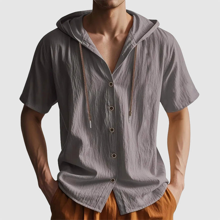 Edward Stone Short Sleeve Hooded Summer Shirt