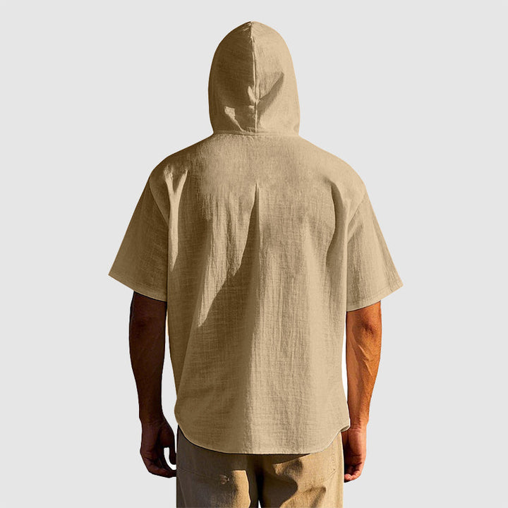 Edward Stone Short Sleeve Hooded Summer Shirt