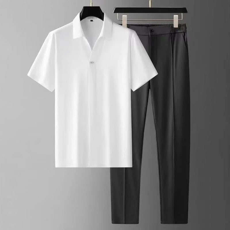 Edward Stone Short Sleeve Shirt & Pants Set