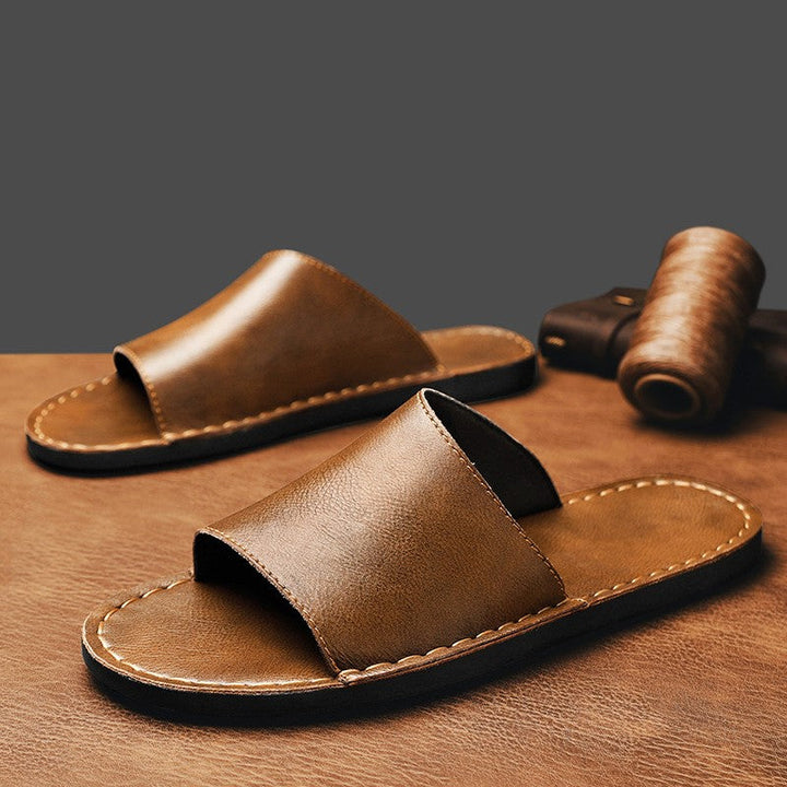 Edward Stone Slide Sandals with Wide Strap
