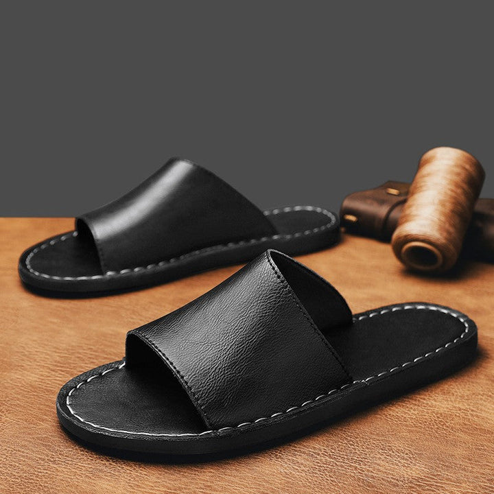 Edward Stone Slide Sandals with Wide Strap