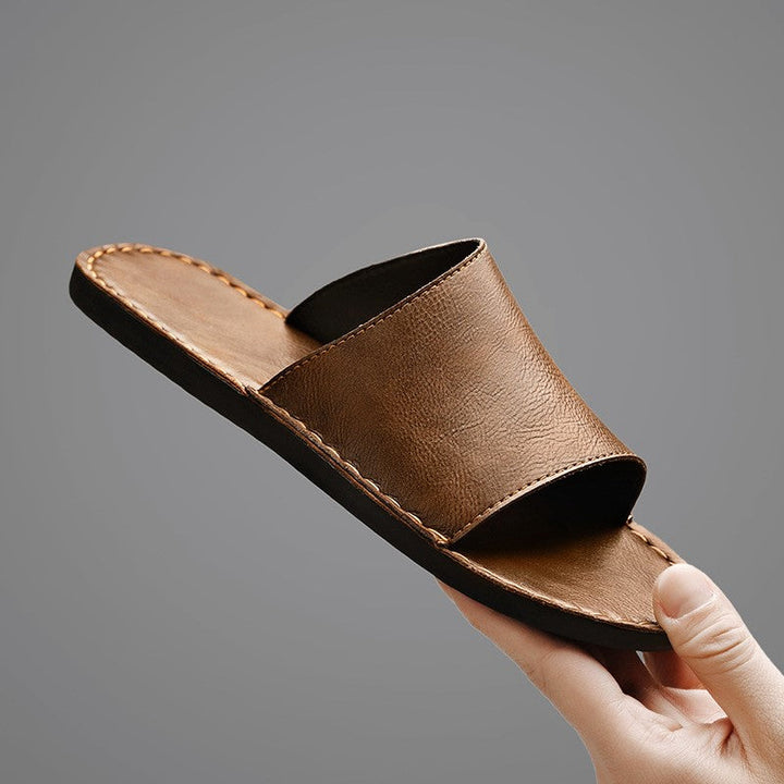 Edward Stone Slide Sandals with Wide Strap