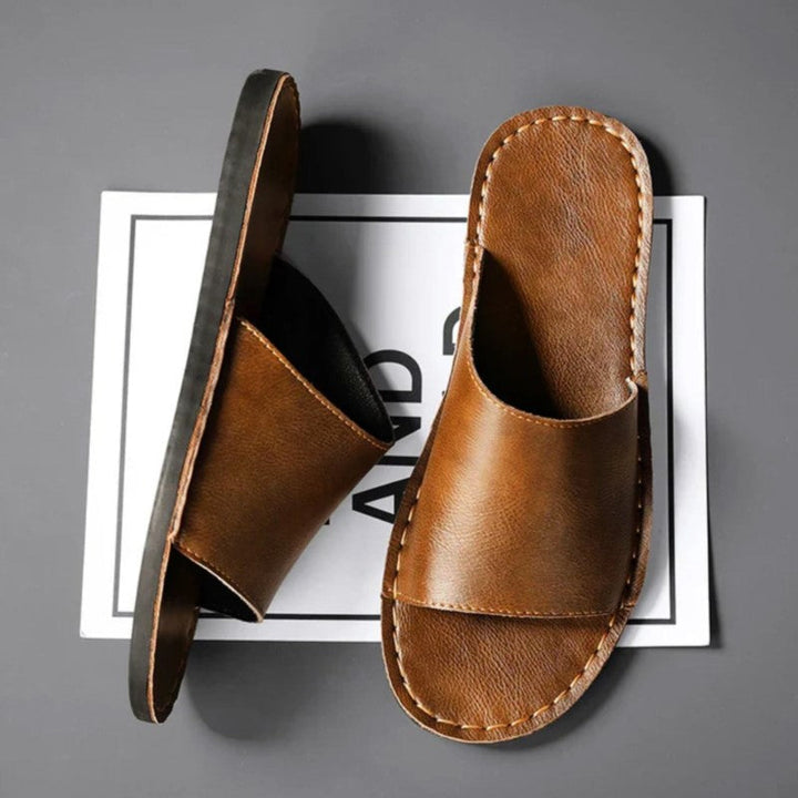 Edward Stone Slide Sandals with Wide Strap