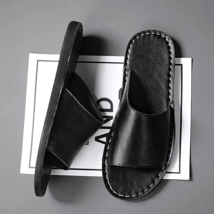 Edward Stone Slide Sandals with Wide Strap