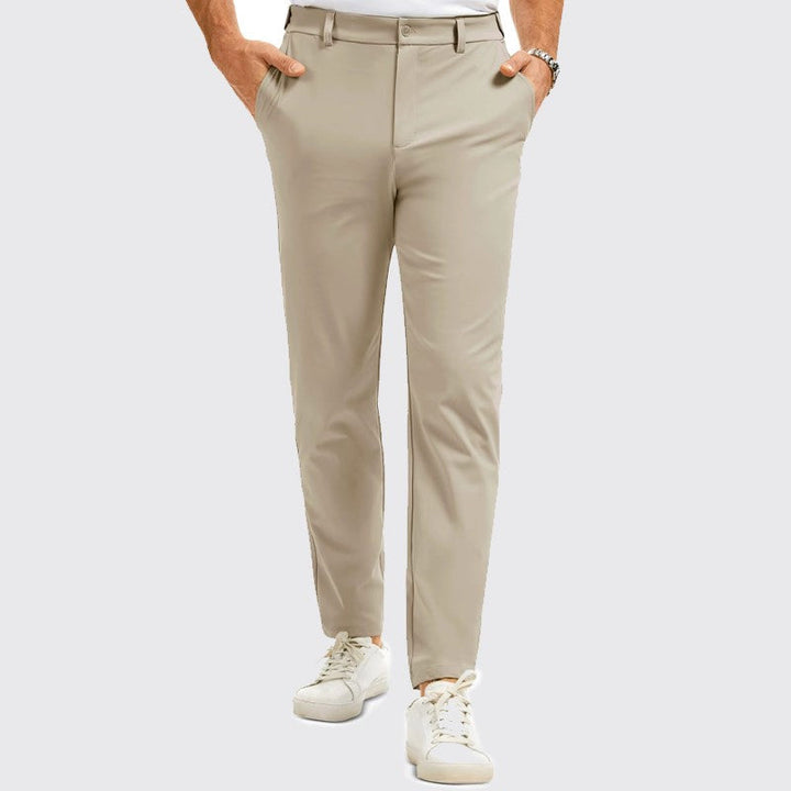 Edward Stone Slim Fit Pants with Straight Leg