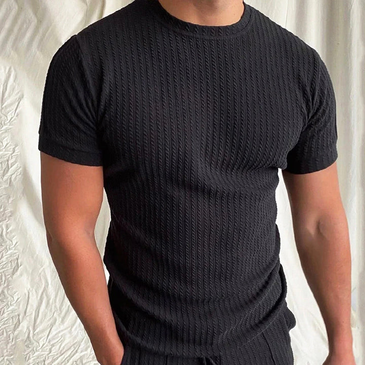 Edward Stone Slim Fit Textured T-Shirt