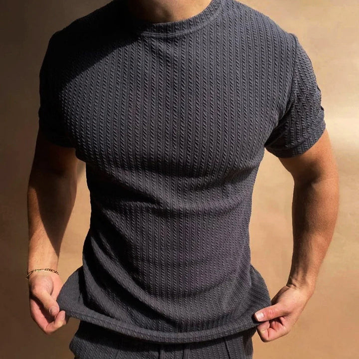 Edward Stone Slim Fit Textured T-Shirt