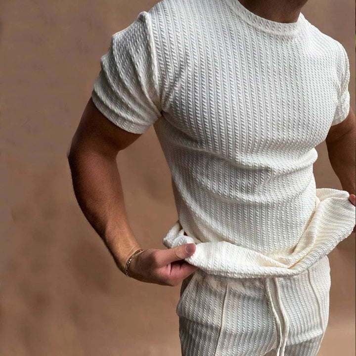Edward Stone Slim Fit Textured T-Shirt