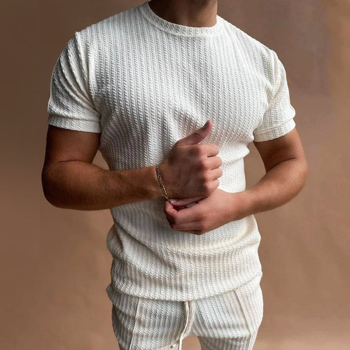 Edward Stone Slim Fit Textured T-Shirt