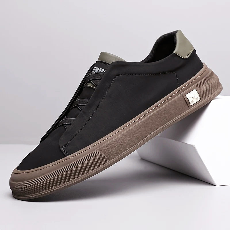 Edward Stone Stretch Lace Flat Sneakers