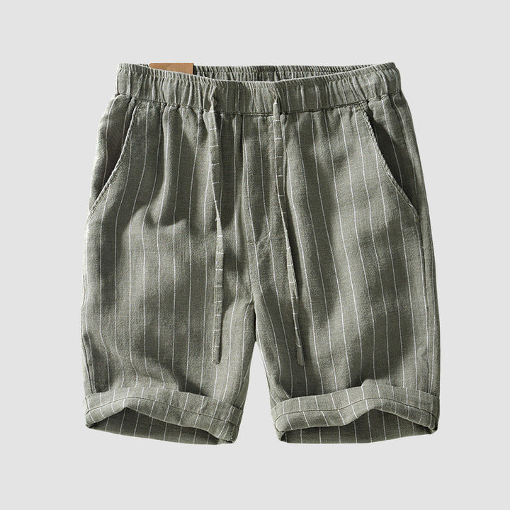 Edward Stone Striped Drawstring Shorts