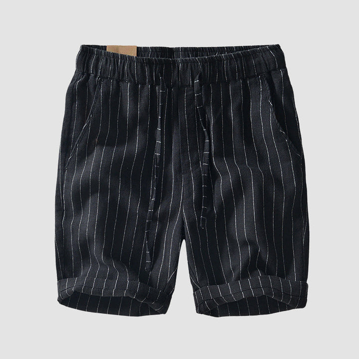 Edward Stone Striped Drawstring Shorts