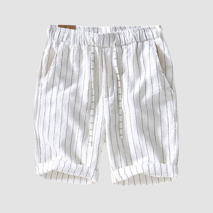 Edward Stone Striped Drawstring Shorts