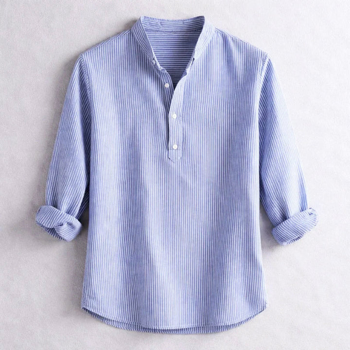 Edward Stone Striped Henley Shirt