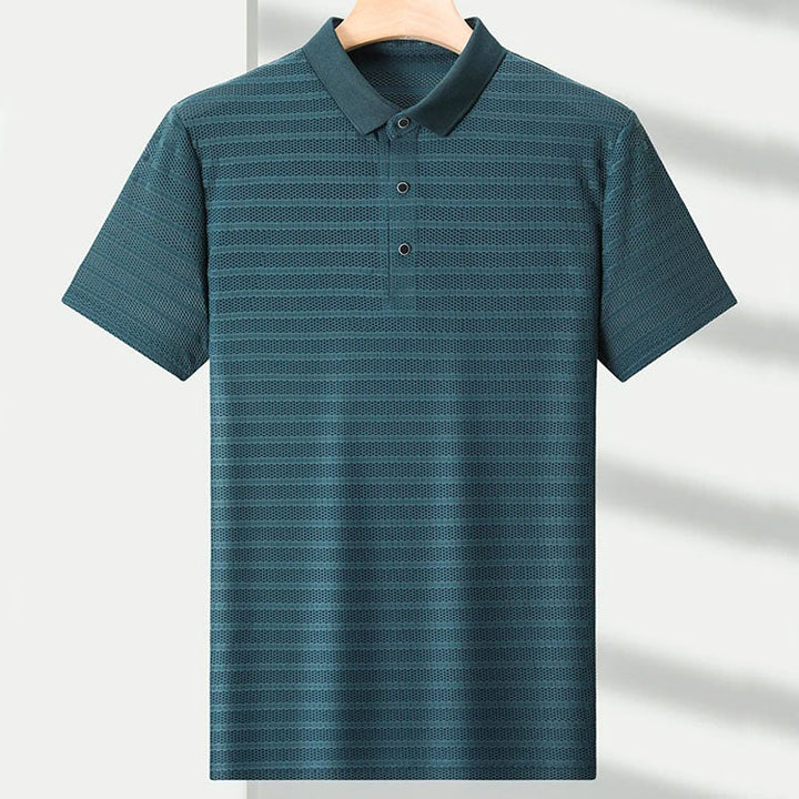 Edward Stone Striped Pattern Polo Shirt