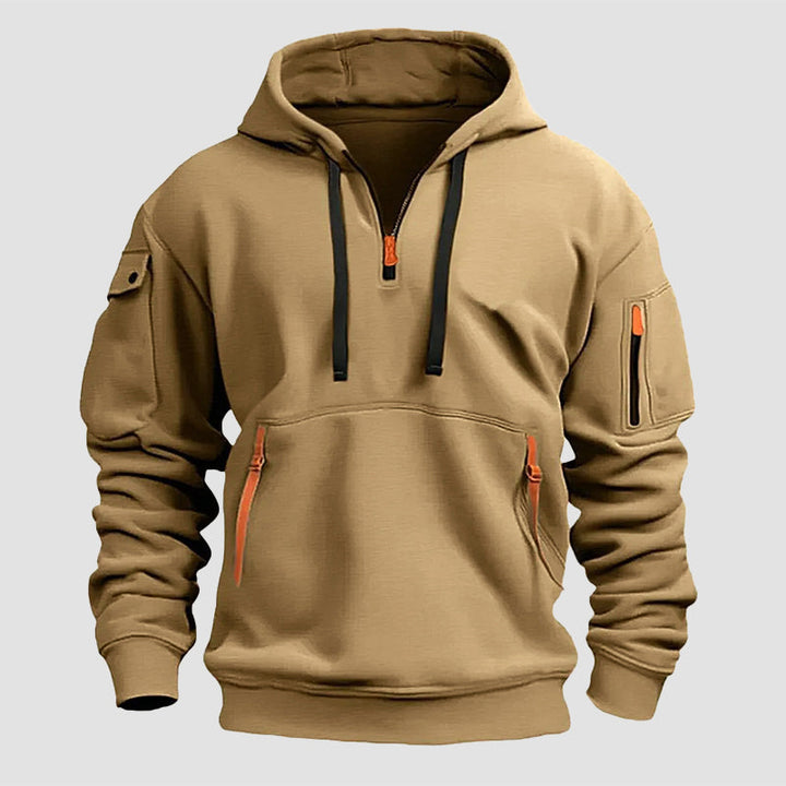 Edward Stone Tactical Style Half-Zip Hoodie