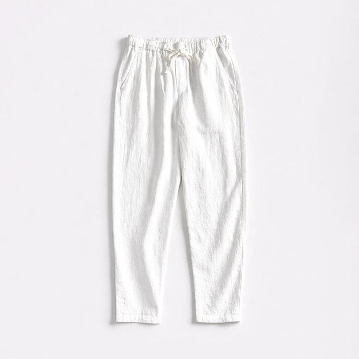 Edward Stone Tapered Pants with Drawstring Waist