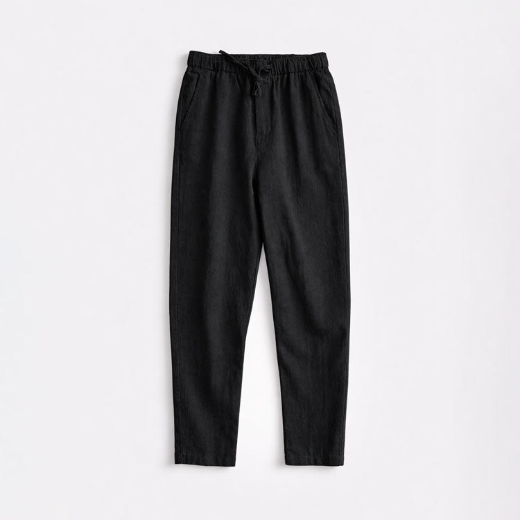 Edward Stone Tapered Pants with Drawstring Waist