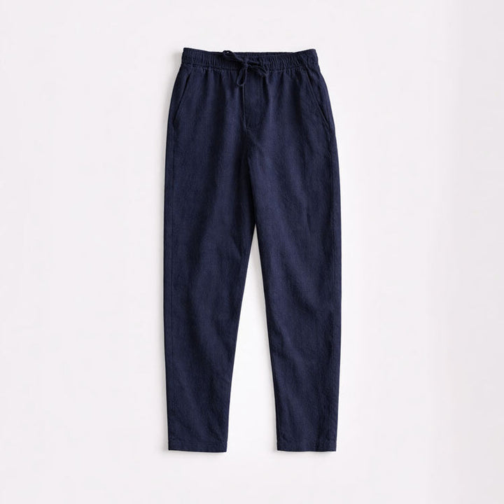 Edward Stone Tapered Pants with Drawstring Waist