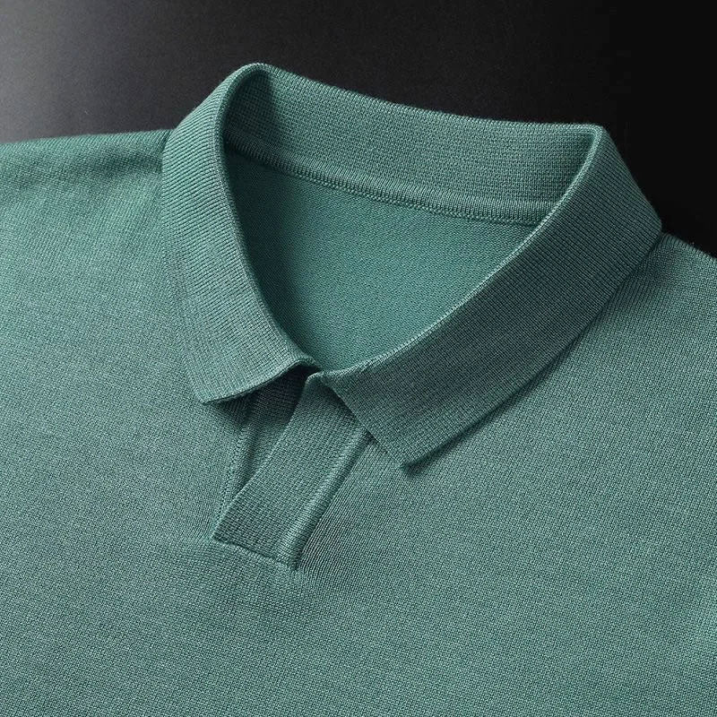 Edward Stone Textured Knit Polo Shirt