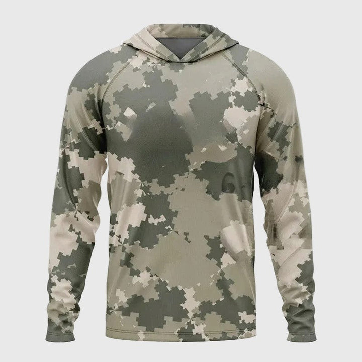 Edward Stone Urban Camo Hooded Shirt