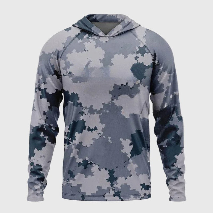 Edward Stone Urban Camo Hooded Shirt