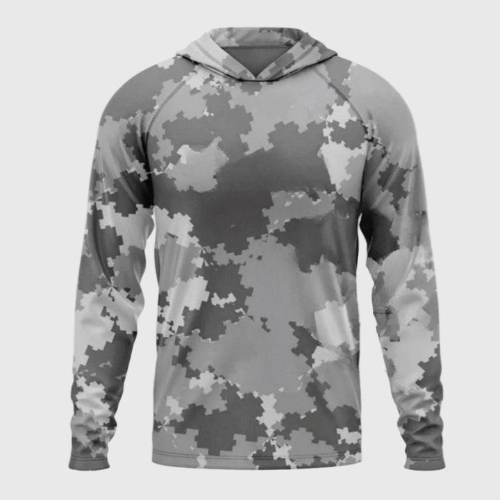 Edward Stone Urban Camo Hooded Shirt