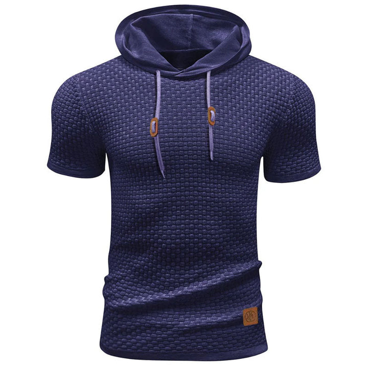 Edward Stone Waffle Knit Hooded T-Shirt
