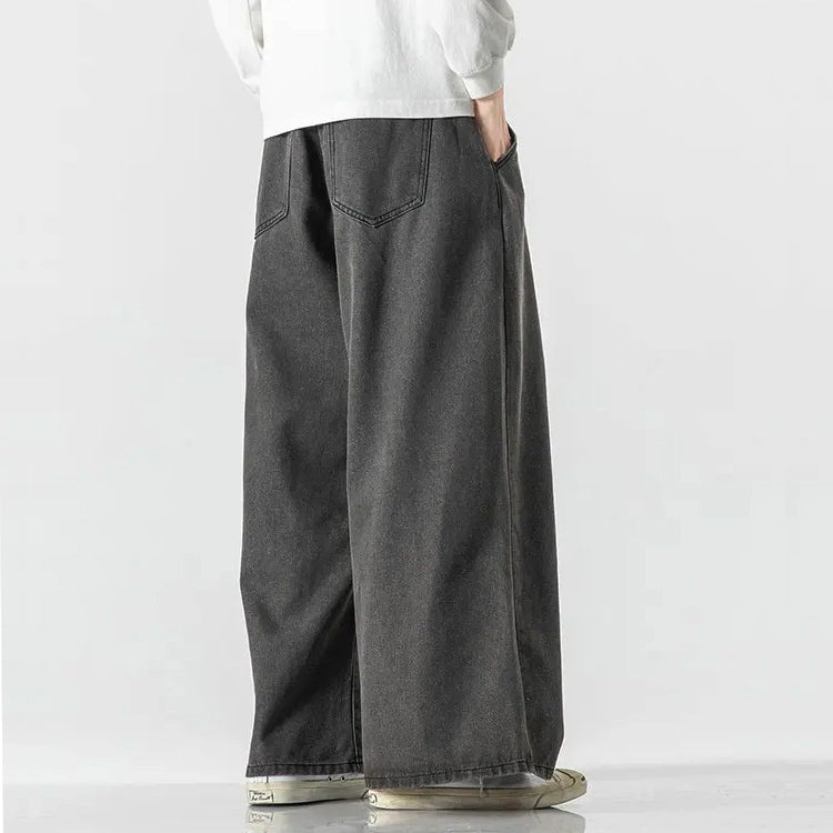 Edward Stone Wide-Leg Denim Pants