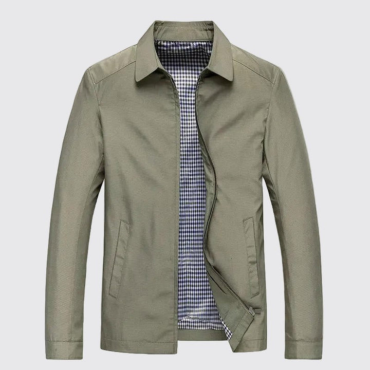 Edward Stone Zip Jacket with Structured Collar