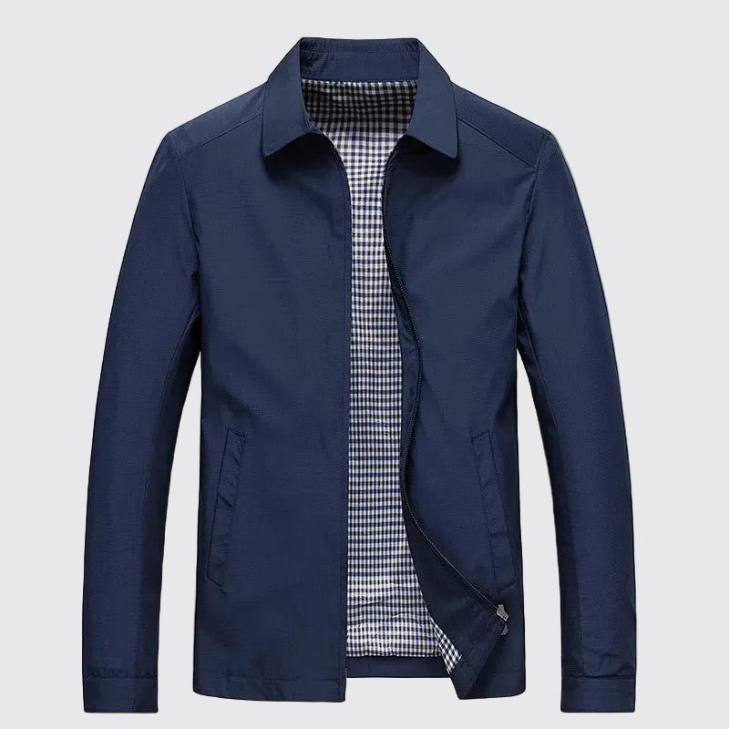 Edward Stone Zip Jacket with Structured Collar