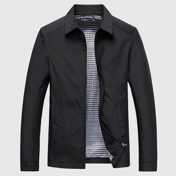 Edward Stone Zip Jacket with Structured Collar