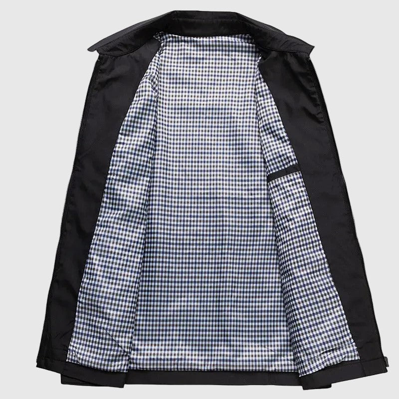 Edward Stone Zip Jacket with Structured Collar