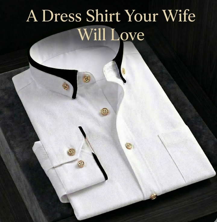 Edward Stone Contrast Collar Button-Down Shirt