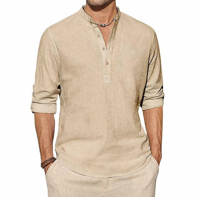 Edward Stone Long Sleeve Henley Shirt