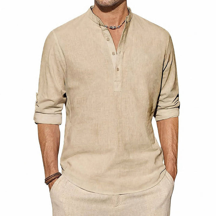 Edward Stone Long Sleeve Henley Shirt